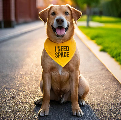 YellowBandanaDogWINeedSpace